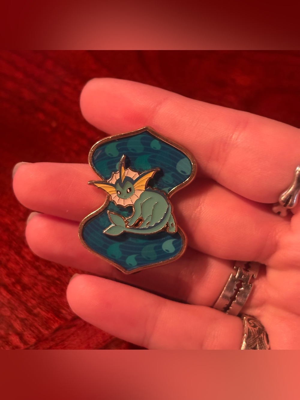 Pokemon Vaporeon Enamel Pin